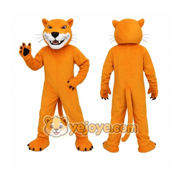 Orange White Cat Mascot Costume