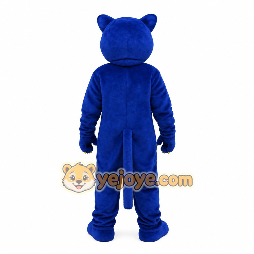 Blue Panther Mascot Costume Blue Panther Mascot Costume