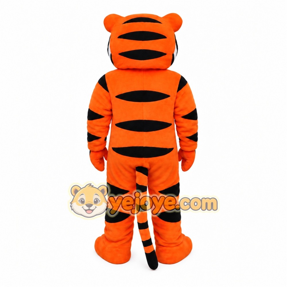 Orange Black White Tiger Mascot Costume Orange Black White Tiger Mascot Costume