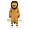 Tan Brown Lion Mascot Costume