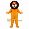 Golden Yellow Black Mane Lion Mascot Costume