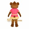 Brown Pink Yellow Lioness Mascot Costume Brown Pink Yellow Lioness Mascot Costume