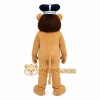 Tan Brown Navy Lion Mascot Costume Tan Brown Navy Lion Mascot Costume