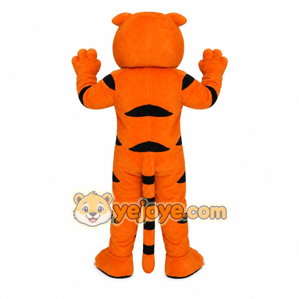 Orange Black Tiger Mascot Costume Orange Black Tiger Mascot Costume