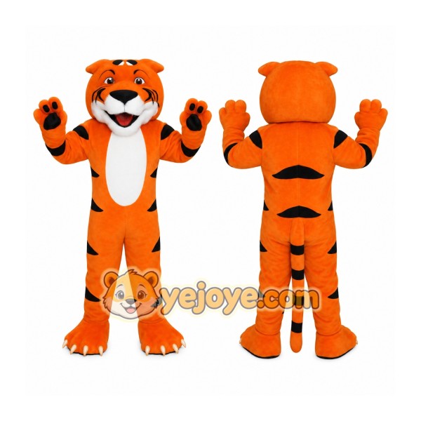 Orange Black Tiger Mascot Costume