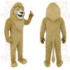 Tan Lion Mascot Costume