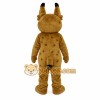 Tan White Spotted Lynx Cat Mascot Costume