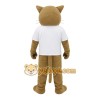 Tan White Cougar Mascot Costume Tan White Cougar Mascot Costume