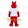 Red White Yellow Dragon Mascot Costume Red White Yellow Dragon Mascot Costume