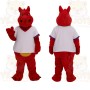 Red White Yellow Dragon Mascot Costume