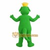 Green Yellow Crowned Dragon Mascot Costume