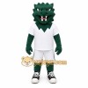 Green White Dragon Mascot Costume