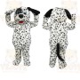 White Black Dalmatian Dog Mascot Costume