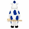 White Blue Cow Mascot Costume
