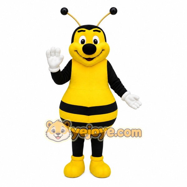 Yellow Black Bee Mascot Costume Yellow Black Bee Mascot Costume