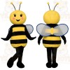 Yellow Black Bee Mascot Costume