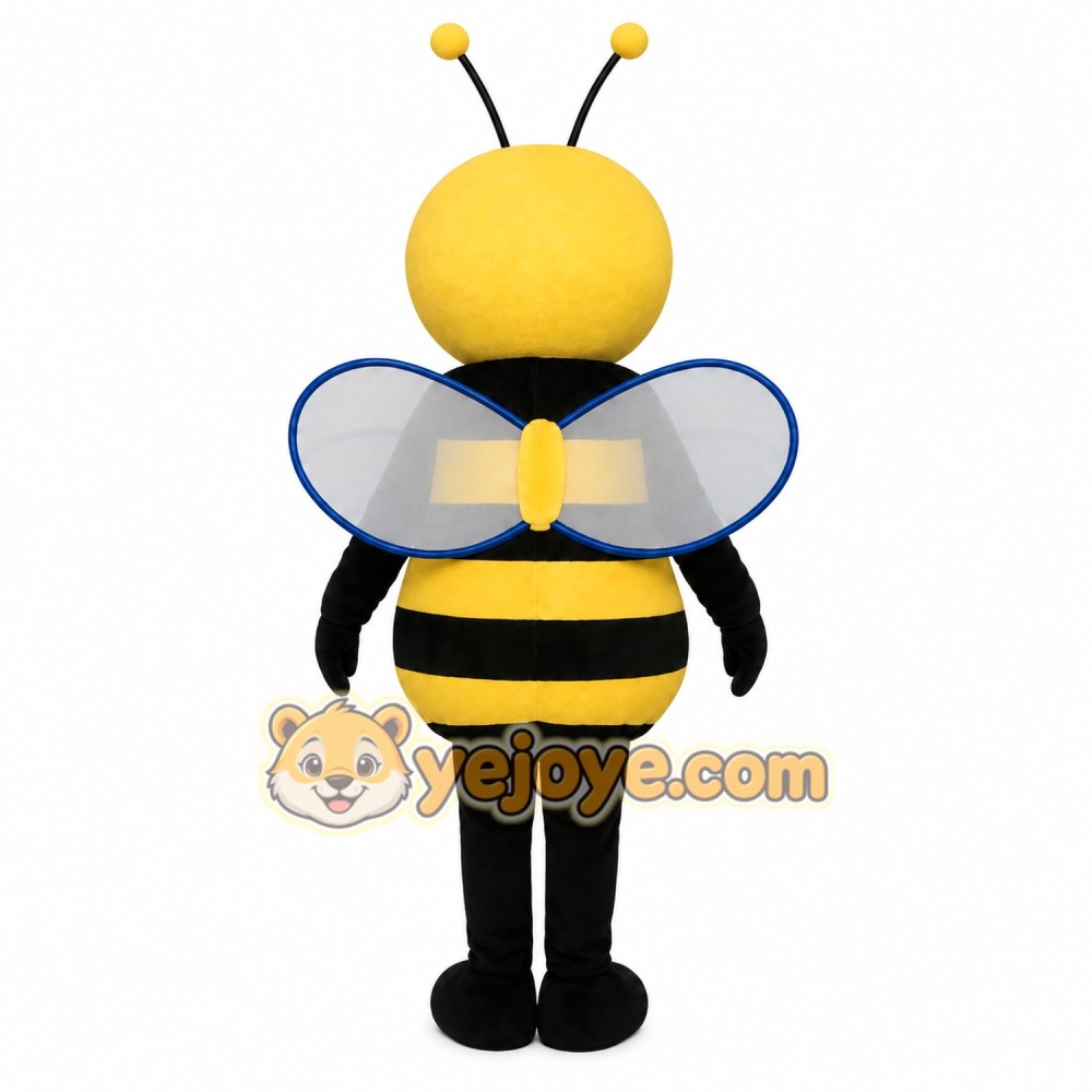 Yellow Black Bee Mascot Costume Yellow Black Bee Mascot Costume