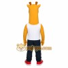 Yellow White Navy Giraffe Mascot Costume Yellow White Navy Giraffe Mascot Costume