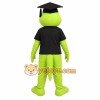 Green Graduation Frog Mascot Costume