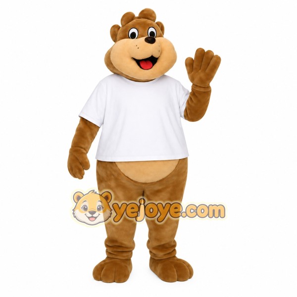 Brown White Squirrel Mascot Costume