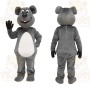 Gray White Mouse Mascot Costume