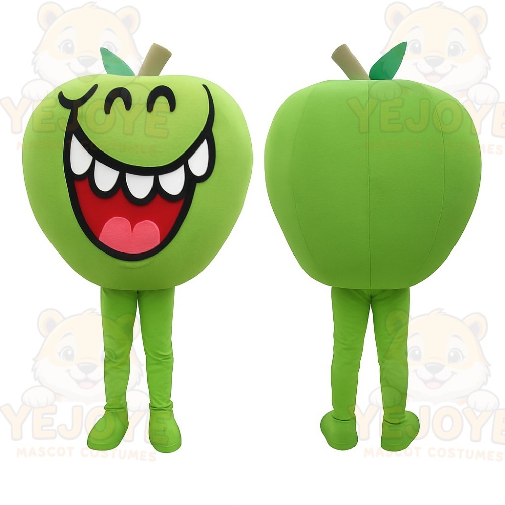Green Apple Mascot Costume