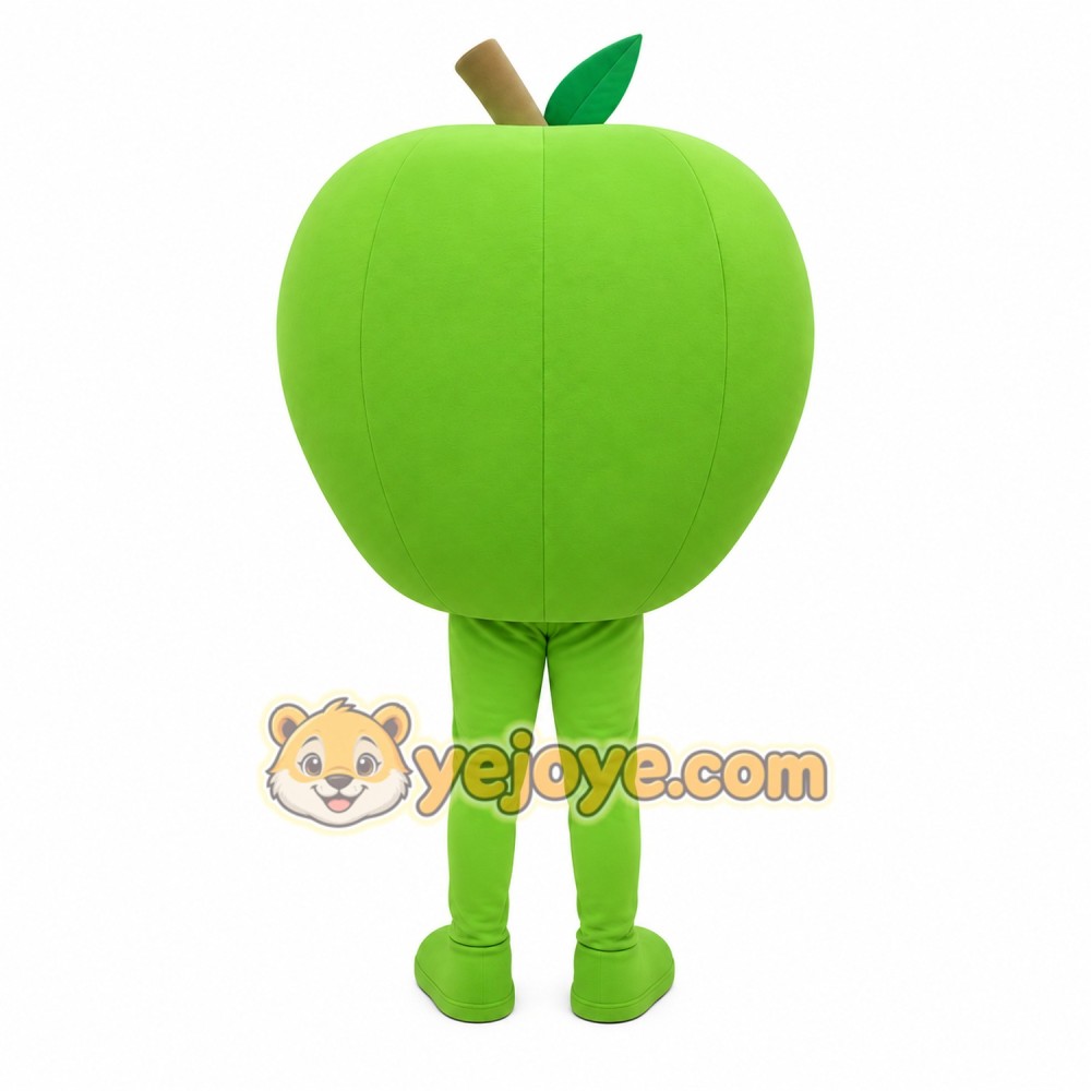 Green Apple Mascot Costume