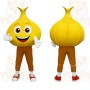 Yellow Brown Onion Mascot Costume