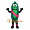 Green Pink Leaf Mascot Costume Green Pink Leaf Mascot Costume