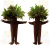 Brown Green Leafy Tree Mascot Costume