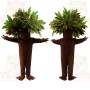 Brown Green Leafy Tree Mascot Costume