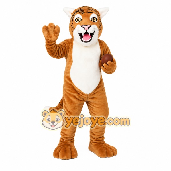 Orange White Black Tiger Mascot Costume Orange White Black Tiger Mascot Costume