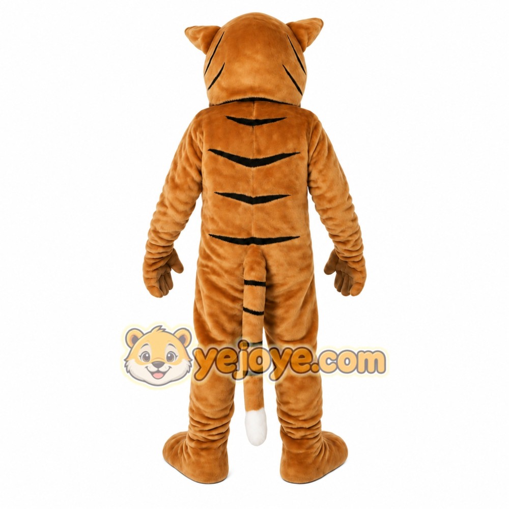 Orange White Black Tiger Mascot Costume Orange White Black Tiger Mascot Costume