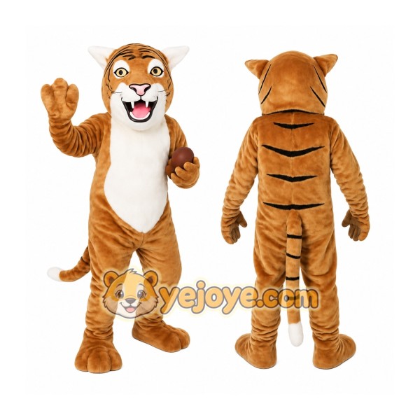 Orange White Black Tiger Mascot Costume