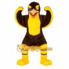 Brown Yellow Eagle Mascot Costume Brown Yellow Eagle Mascot Costume