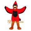 Red Black Cardinal Bird Mascot Costume Red Black Cardinal Bird Mascot Costume