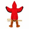 Red Black Cardinal Bird Mascot Costume Red Black Cardinal Bird Mascot Costume