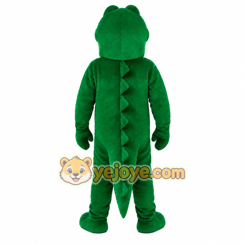 Green Yellow Alligator Mascot Costume Green Yellow Alligator Mascot Costume
