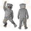Gray Bulldog Mascot Costume
