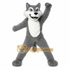 Gray White Husky Dog Mascot Costume
