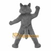 Gray White Husky Dog Mascot Costume