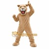 Tan Cougar Mountain Lion Mascot Costume Tan Cougar Mountain Lion Mascot Costume