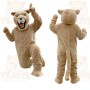 Tan Cougar Mountain Lion Mascot Costume