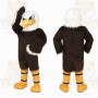 Brown White Yellow Bald Eagle Mascot Costume