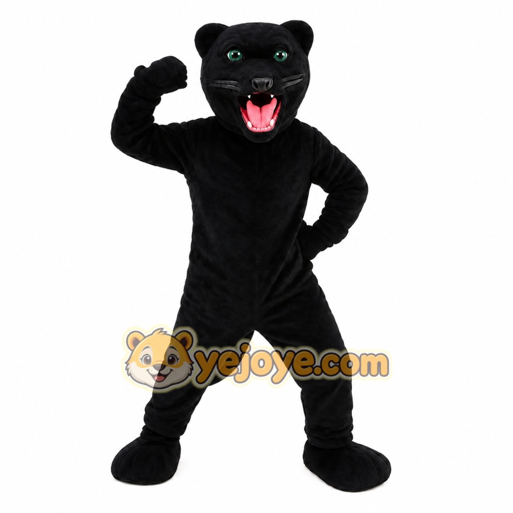 Black Panther Mascot Costume Black Panther Mascot Costume