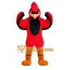 Red Black Orange Cardinal Bird Mascot Costume