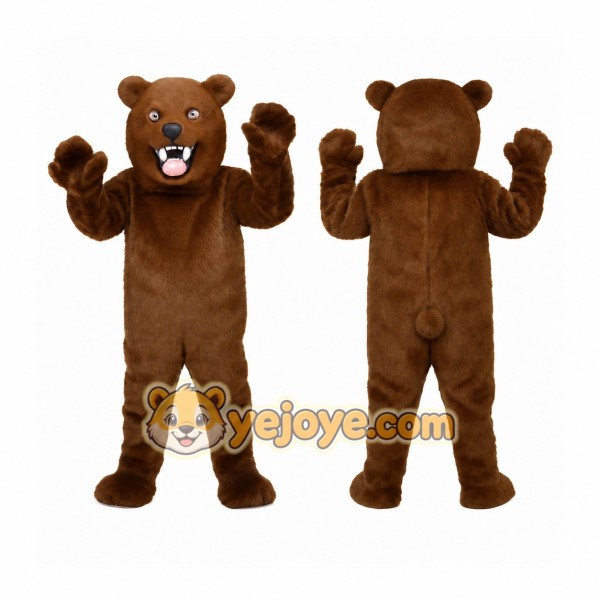Brown Bear Mascot Costume