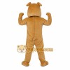 Tan White Bulldog Mascot Costume Tan White Bulldog Mascot Costume