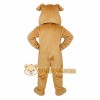 Tan Bulldog Mascot Costume Tan Bulldog Mascot Costume