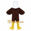 Brown White Yellow Bald Eagle Mascot Costume